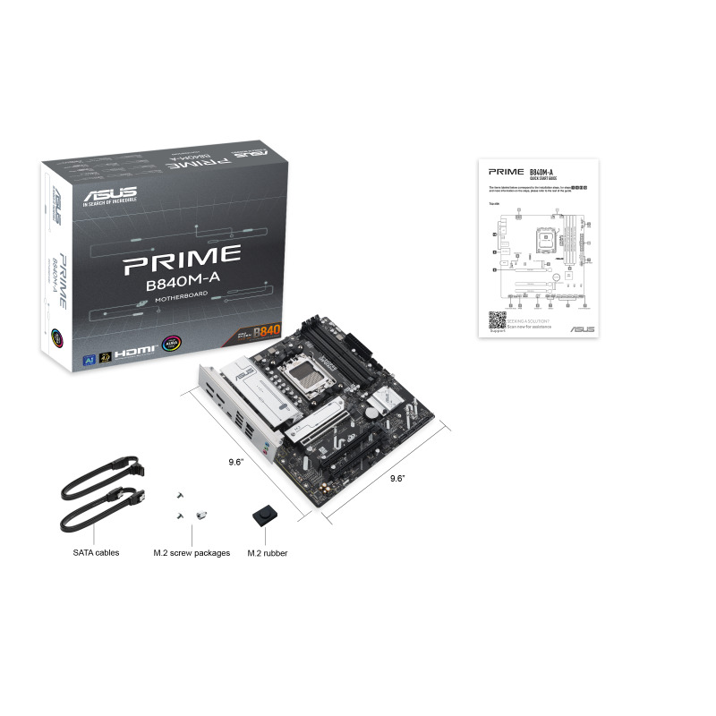 MB ASUS B850 AMD S-AM5 9A GEN /4X DDR5 7600 /HDMI /2X DP /2X USB 3.2 /MICRO ATX /GAMA MEDIA image 5